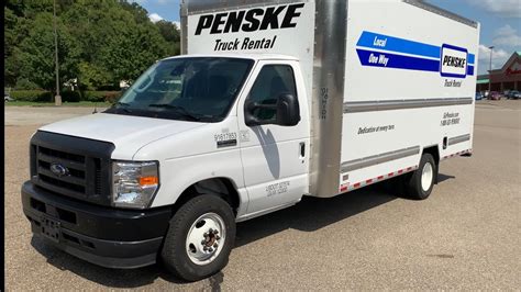 The interior <b>dimensions</b> of a <b>16</b> - <b>foot</b> <b>Penske</b> <b>truck</b> are (L x W x H) <b>16</b> ′ x 7′ 7″ x 6′ 6″ (800 cubic feet) with a Gross Vehicle Weight (GVW) of 12,500 pounds. . Penske 16 foot truck height clearance